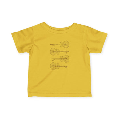 Ventana Santa Cruz Guitar Collab infant cotton t-shirt image 7