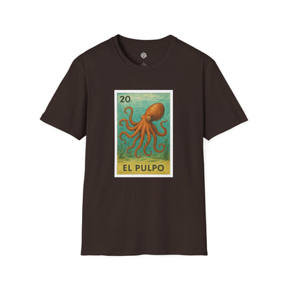 Octopus Lotería cotton t-shirt image 6