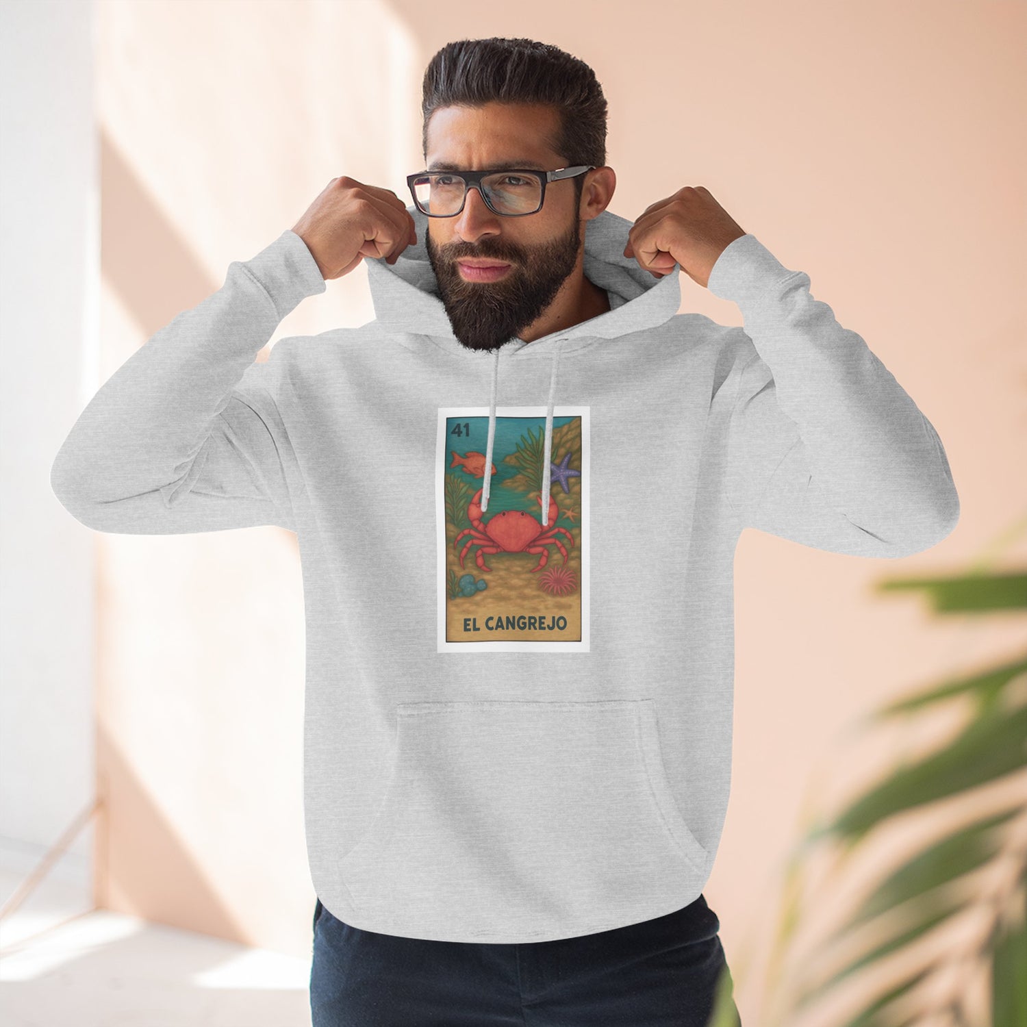 Crab Lotería fleece hoodie image 20