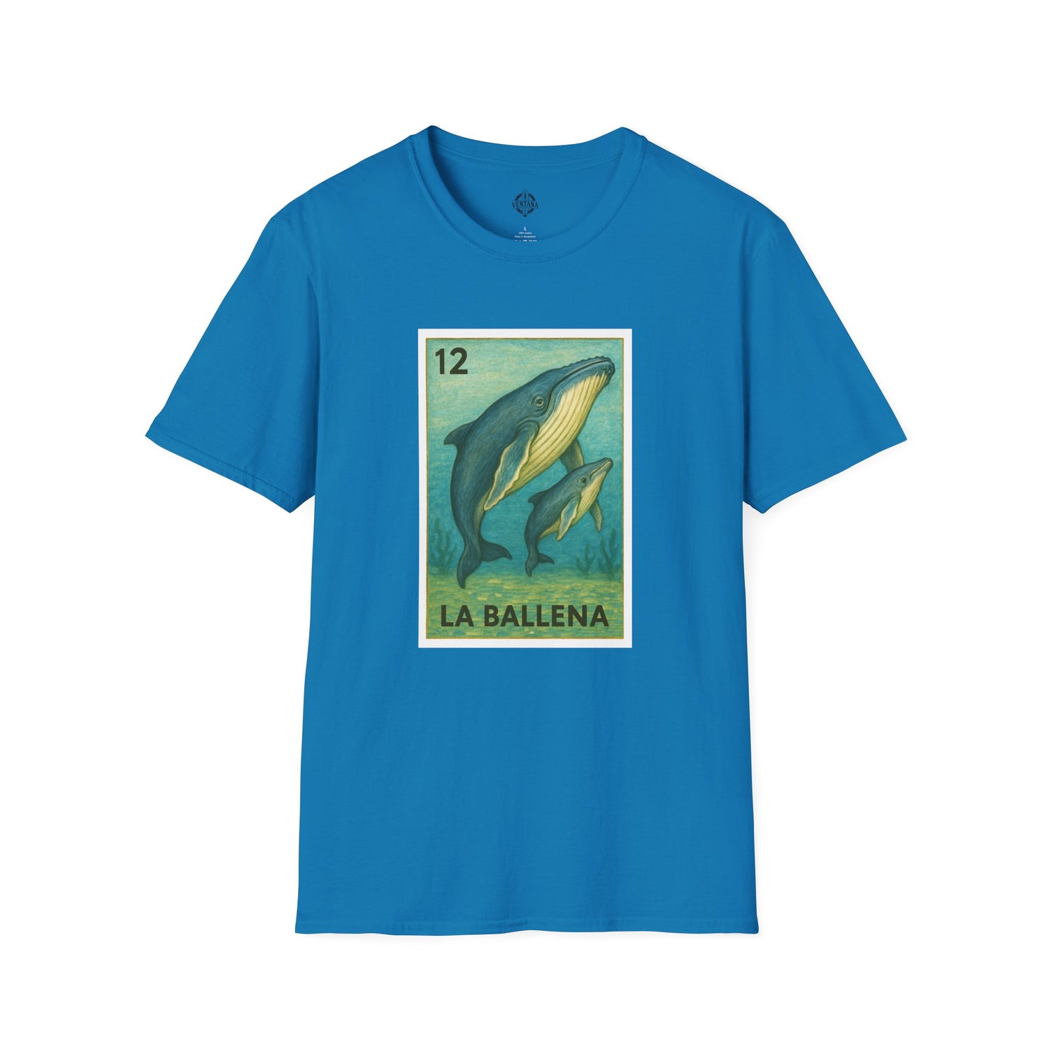 Whale Lotería cotton t-shirt image 11