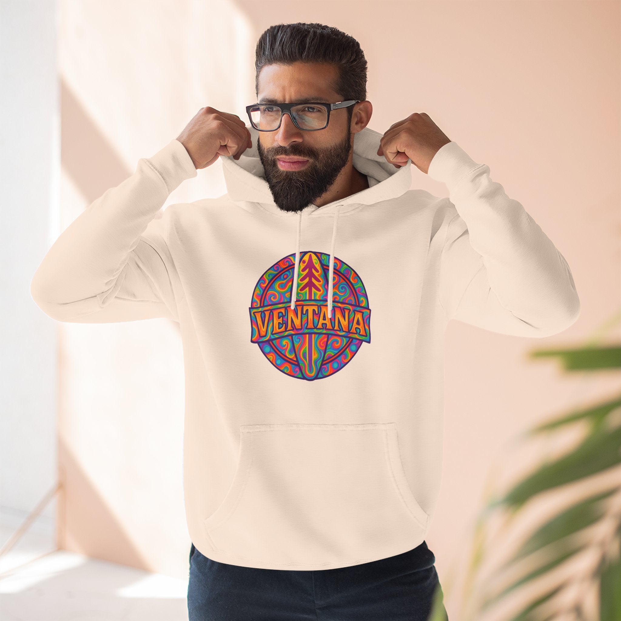 Ventana Psychedelic Treefish Logo Fleece Hoodie