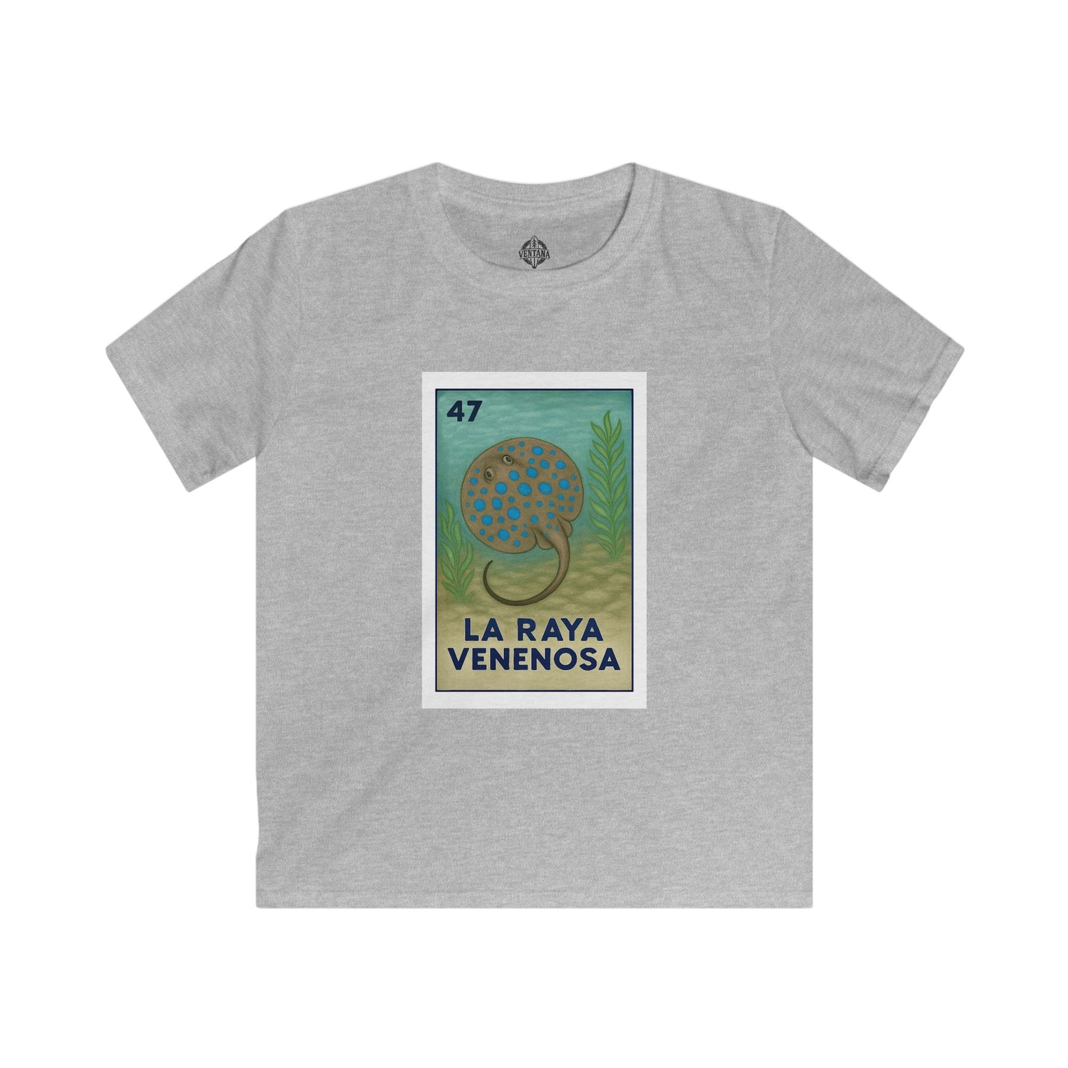 Stingray Lotería kids soft style t-shirt image 6