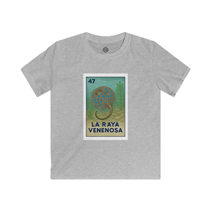 Stingray Lotería kids soft style t-shirt image 6