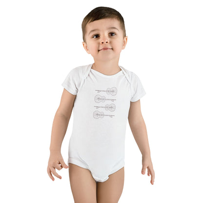 Ventana Santa Cruz Guitar Collab baby cotton onesie image 6