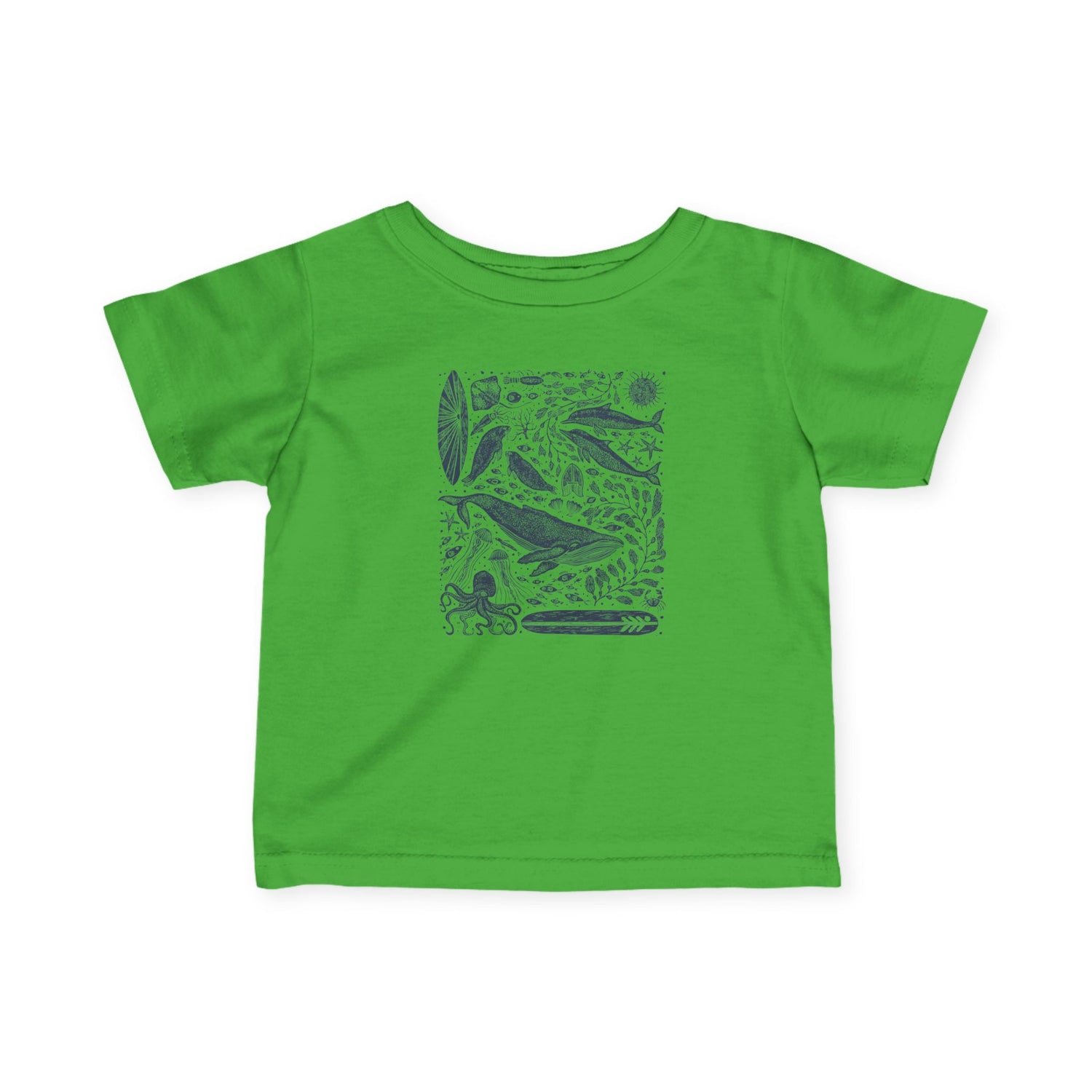 Ventana Marine Life by Lili Arnold infant cotton t-shirt image 9