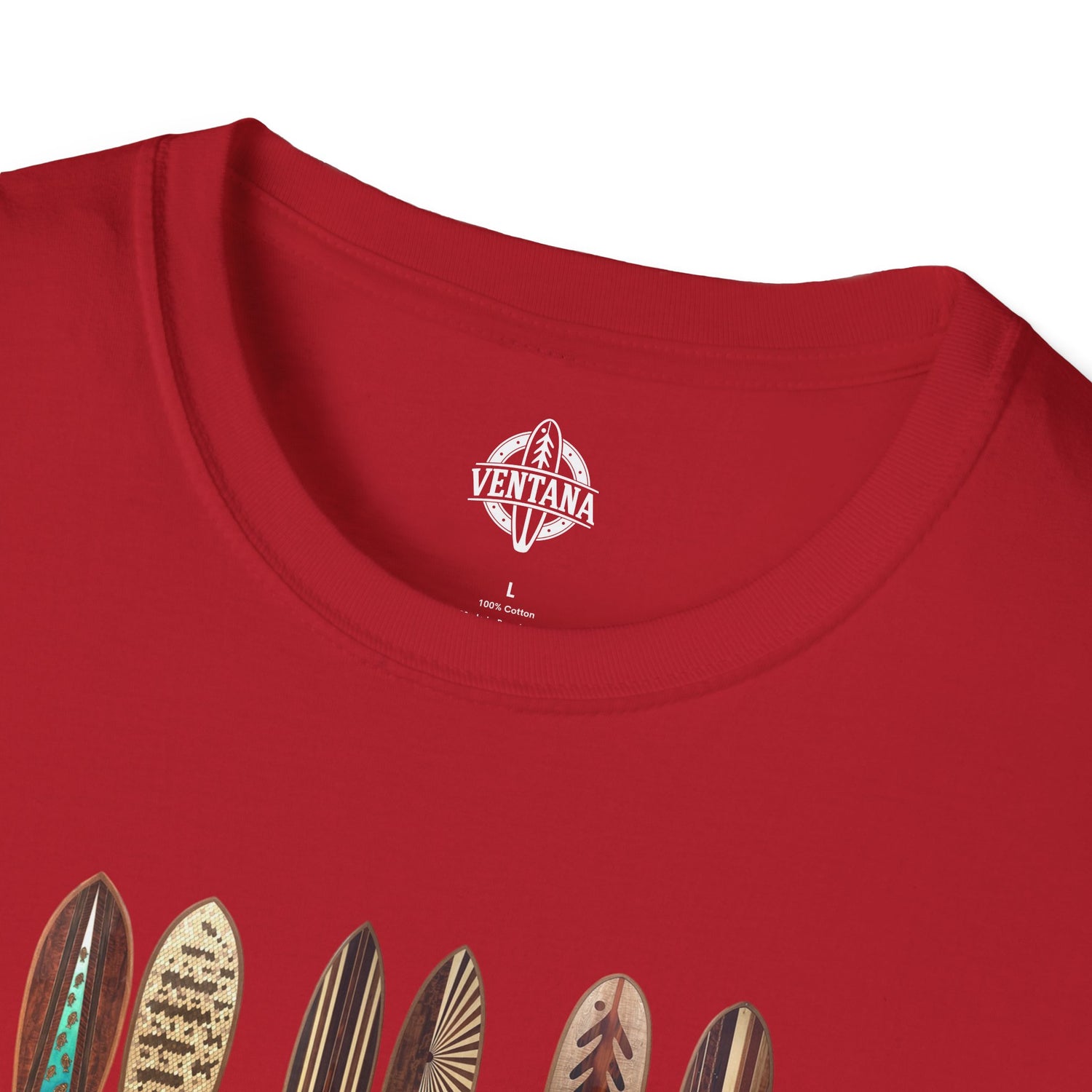 Ventana Wooden Surfboards Unisex - Soft Style U.S. Cotton T-Shirt