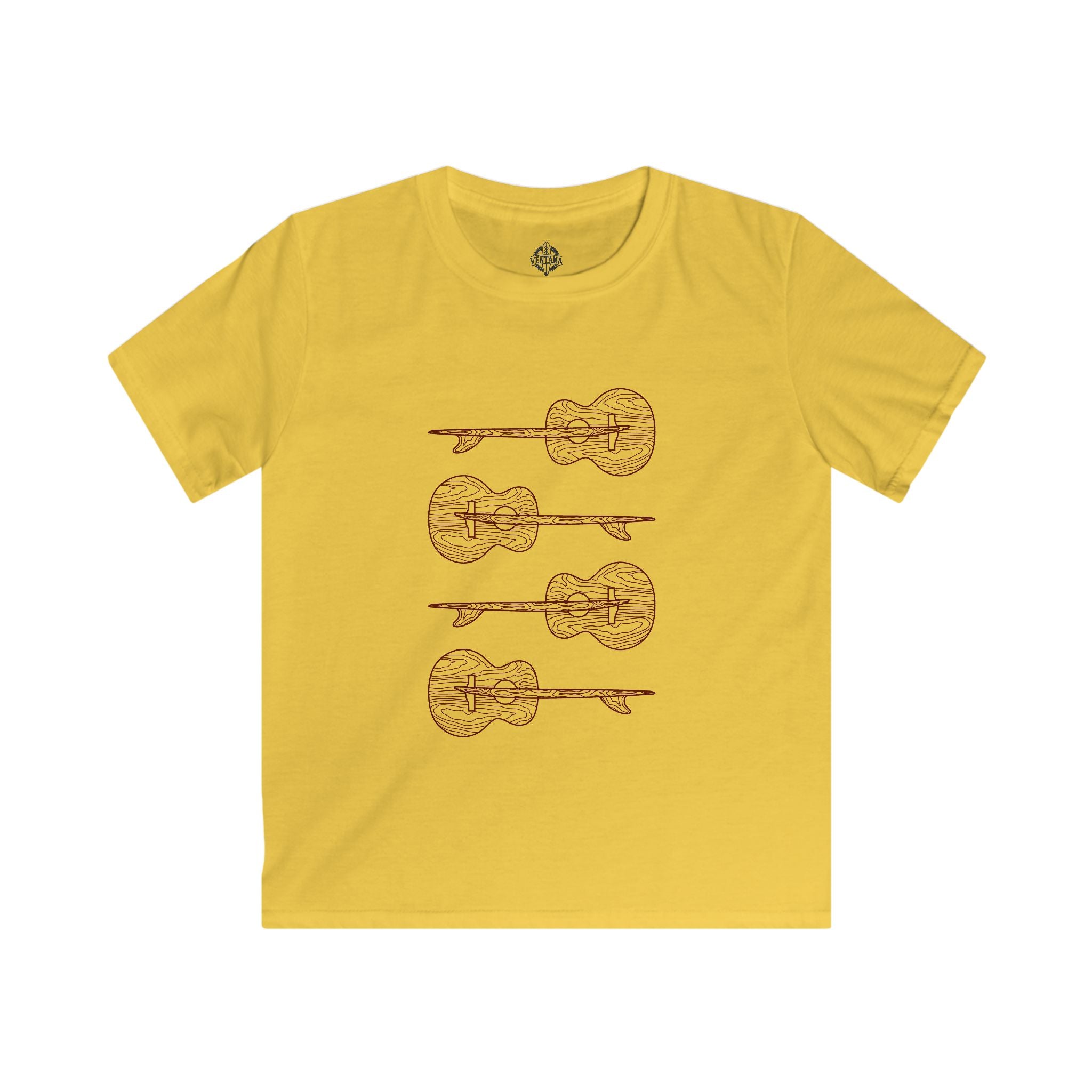 Ventana Santa Cruz Guitar Collab cotton t-shirt image 6