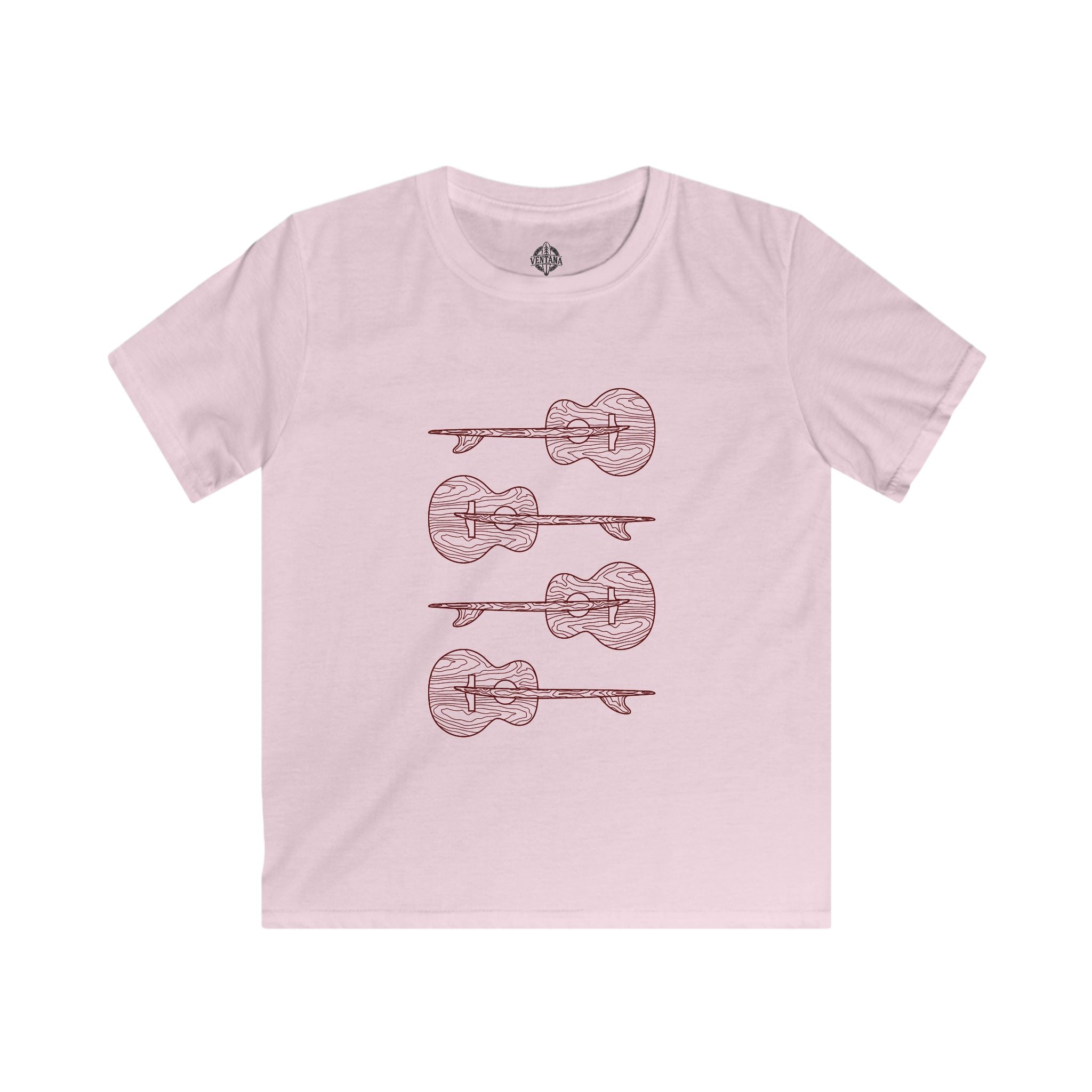 Ventana Santa Cruz Guitar Collab cotton t-shirt image 11