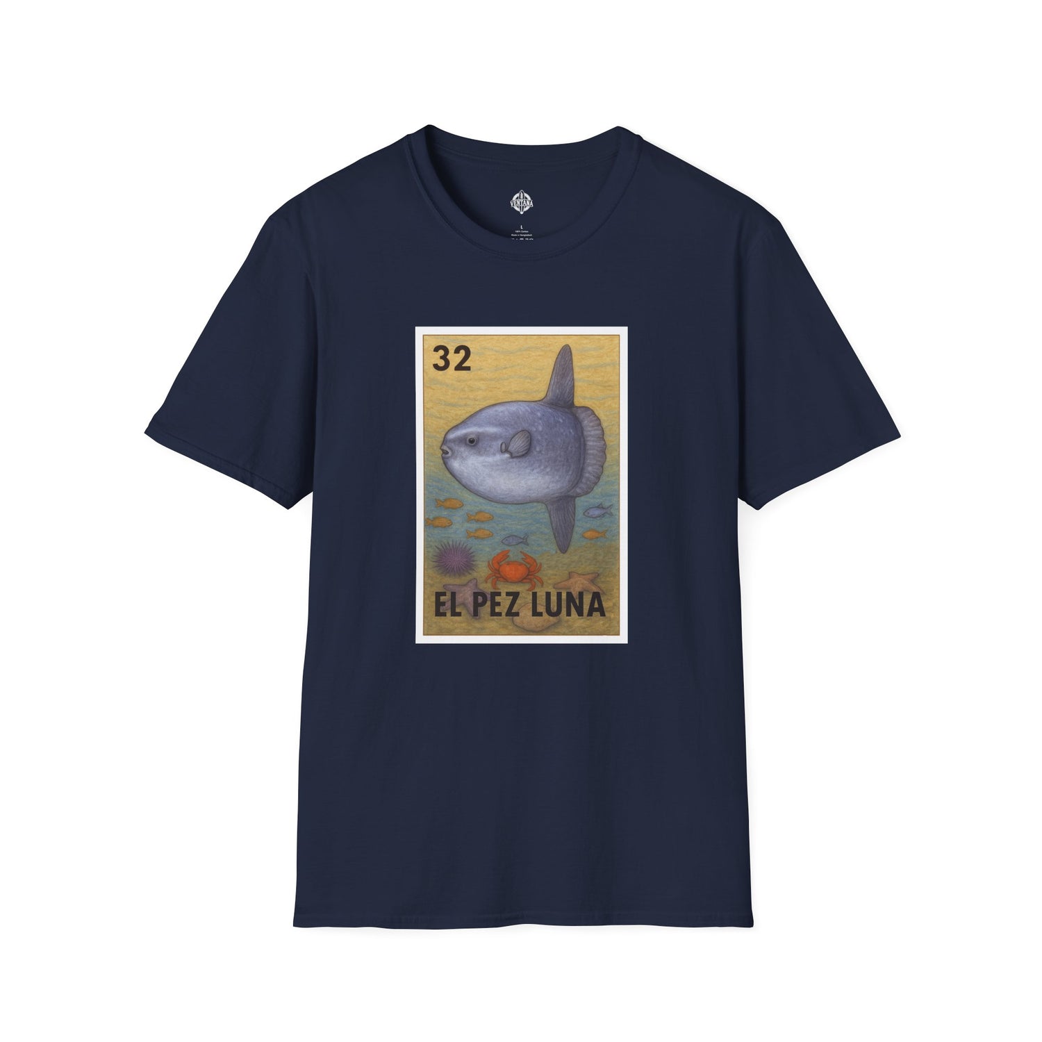 Sunfish Lotería cotton t-shirt image 1