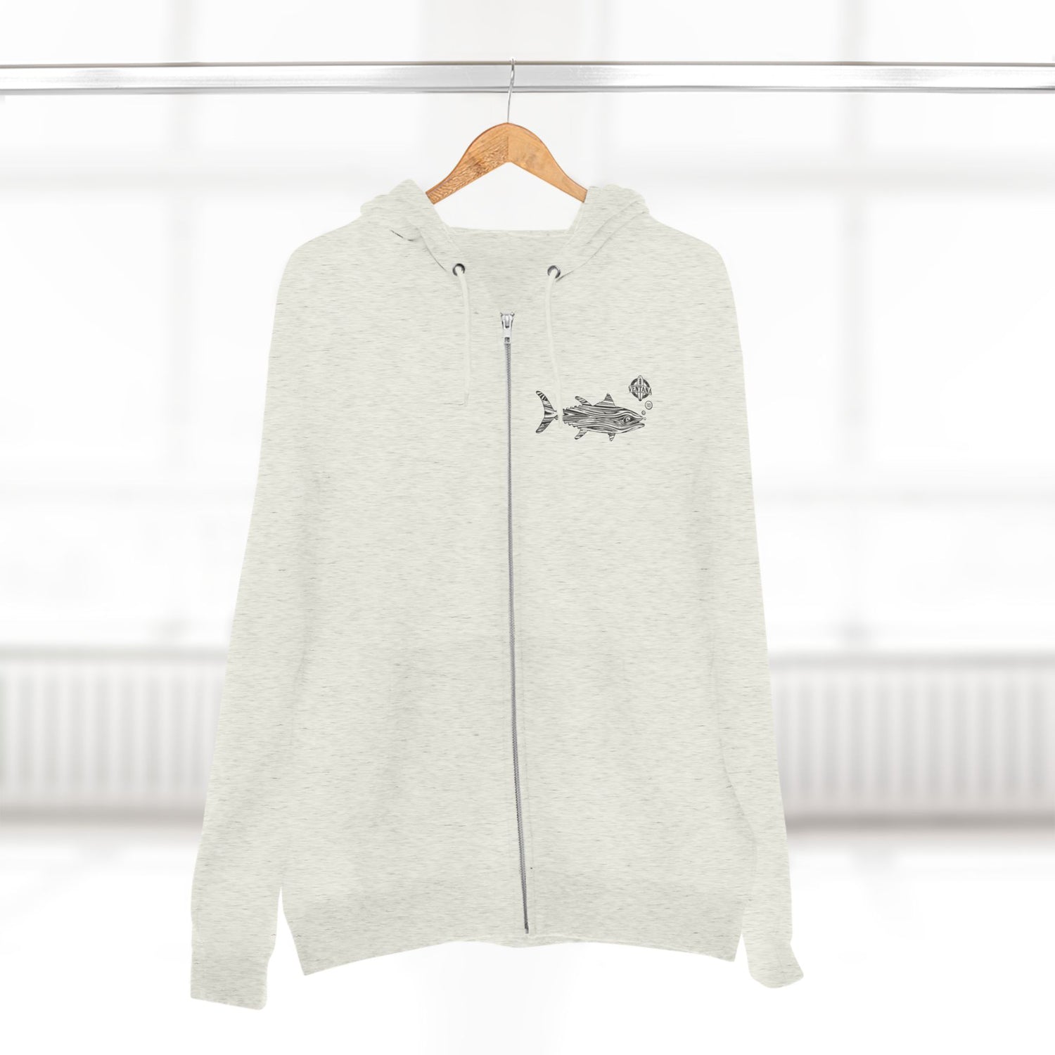 Ventana Wooden Tuna Zip Hoodie