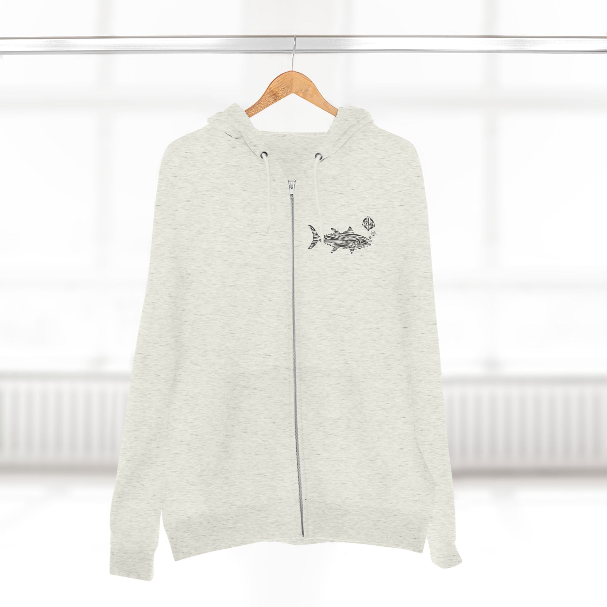 Ventana Wooden Tuna Zip Hoodie
