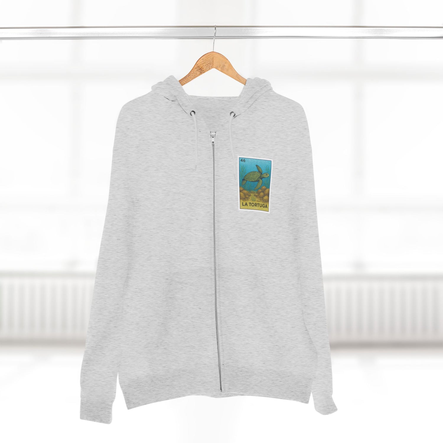 Turtle Lotería zip fleece hoodie image 9