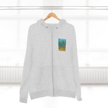 Turtle Lotería zip fleece hoodie image 9