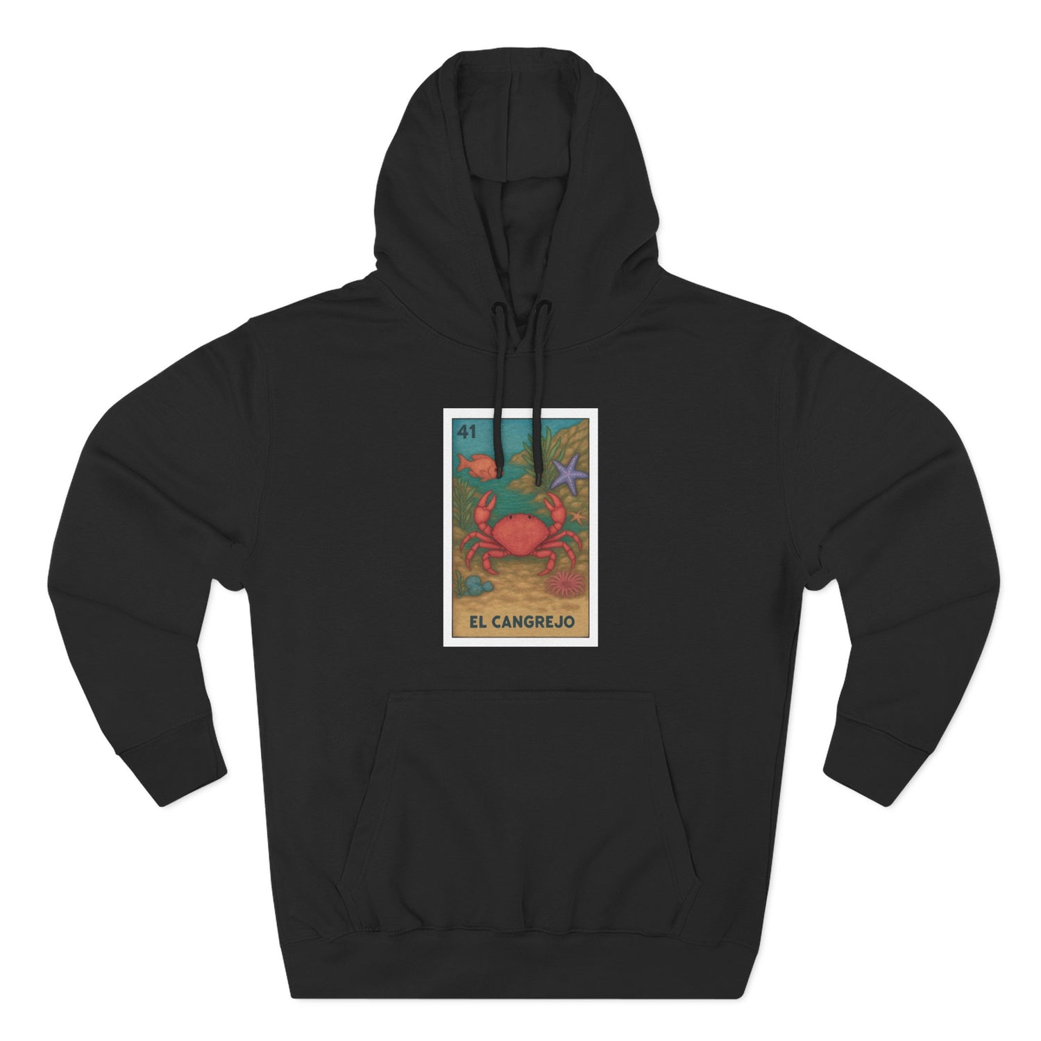 Crab Lotería fleece hoodie image 5