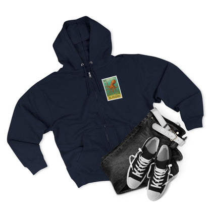 Octopus Lotería Zip Hoodie