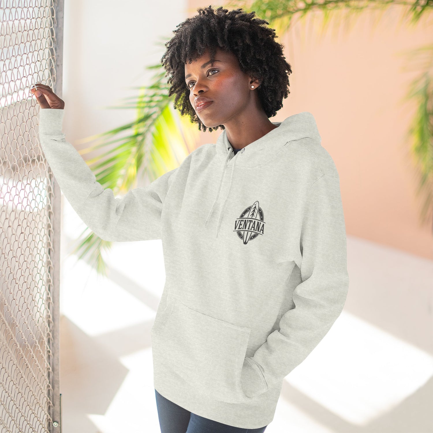 Whale Lotería Fleece Hoodie