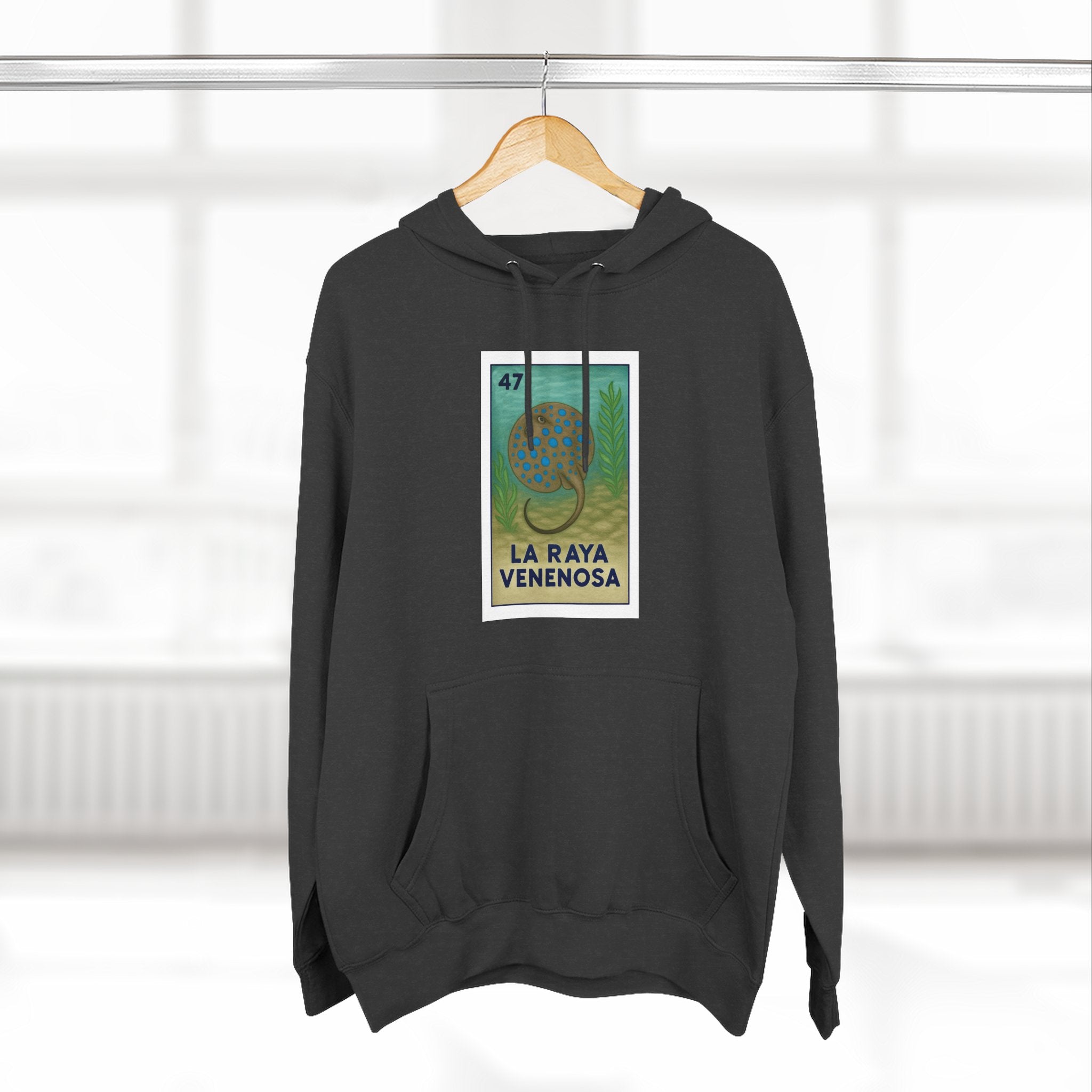 Stingray Lotería Fleece Hoodie