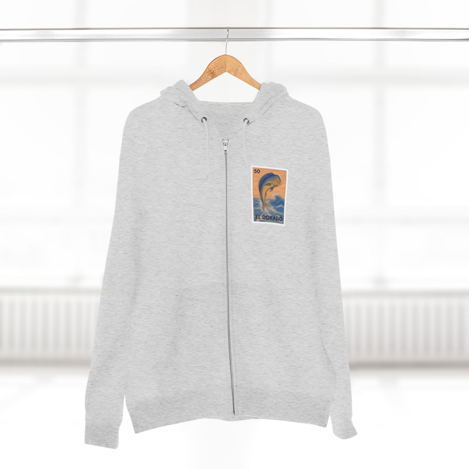 Dorado Lotería zip fleece hoodie image 9