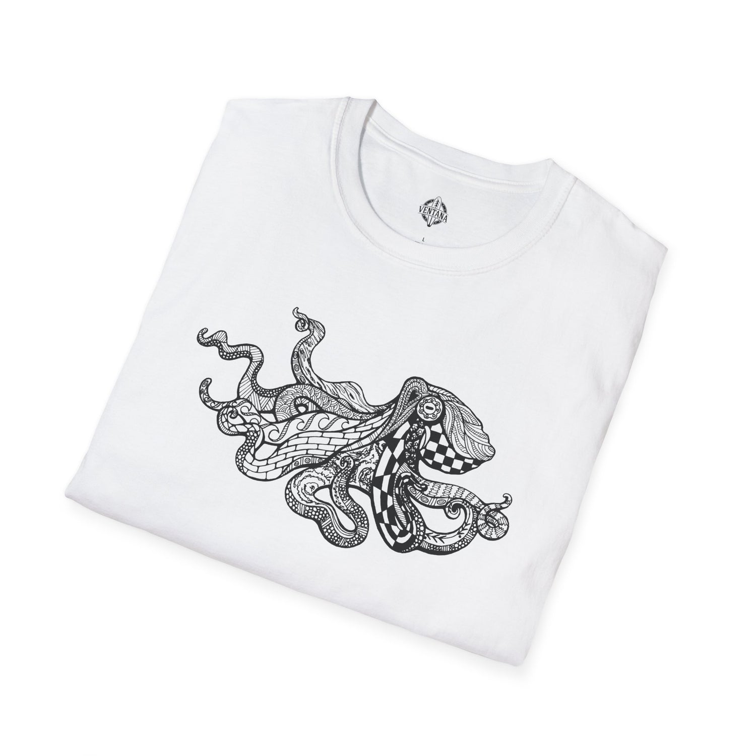 Ventangle Octopus cotton t-shirt image 19