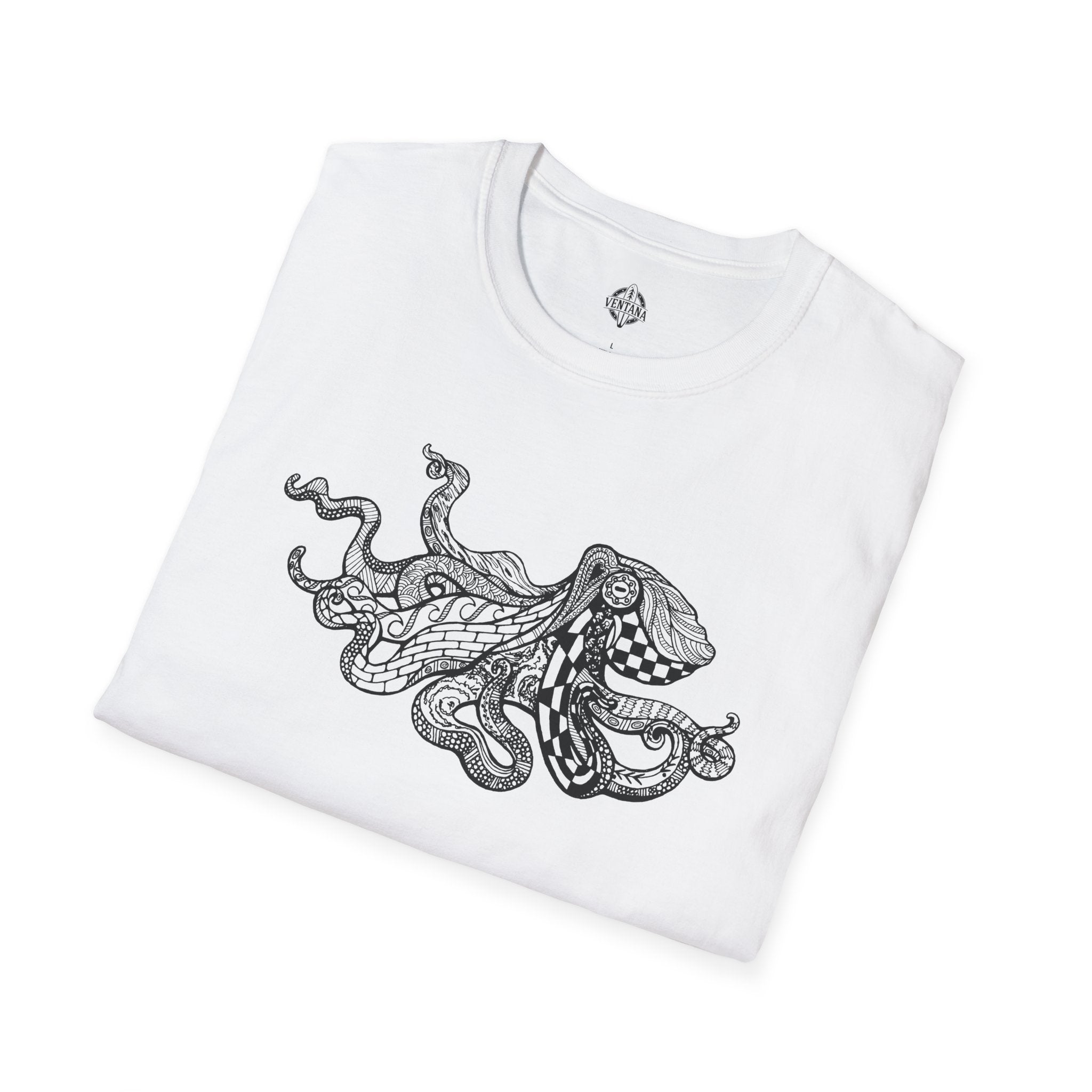Ventangle Octopus cotton t-shirt image 19