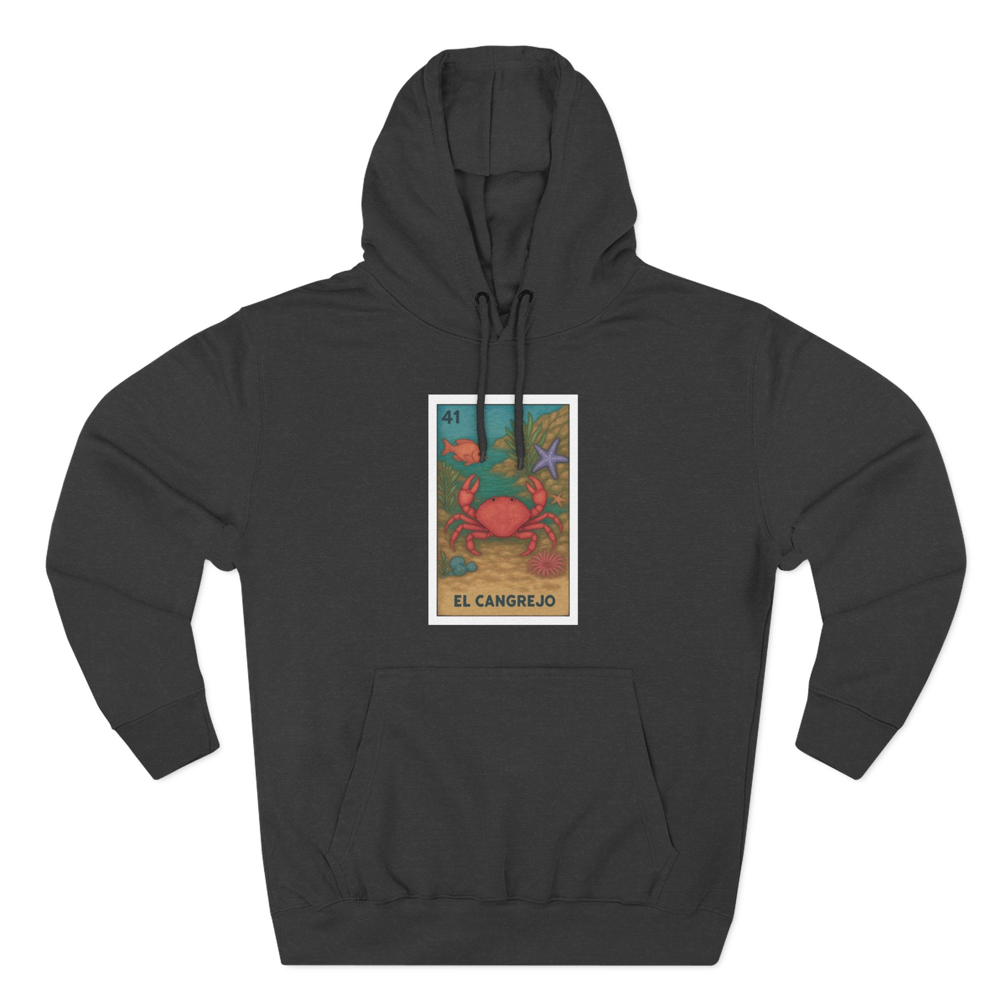 Crab Lotería fleece hoodie image 3