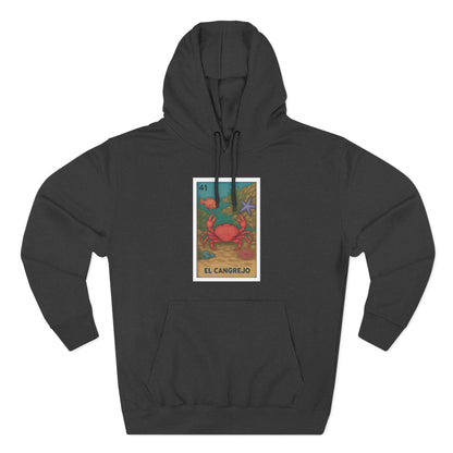 Crab Lotería fleece hoodie image 3