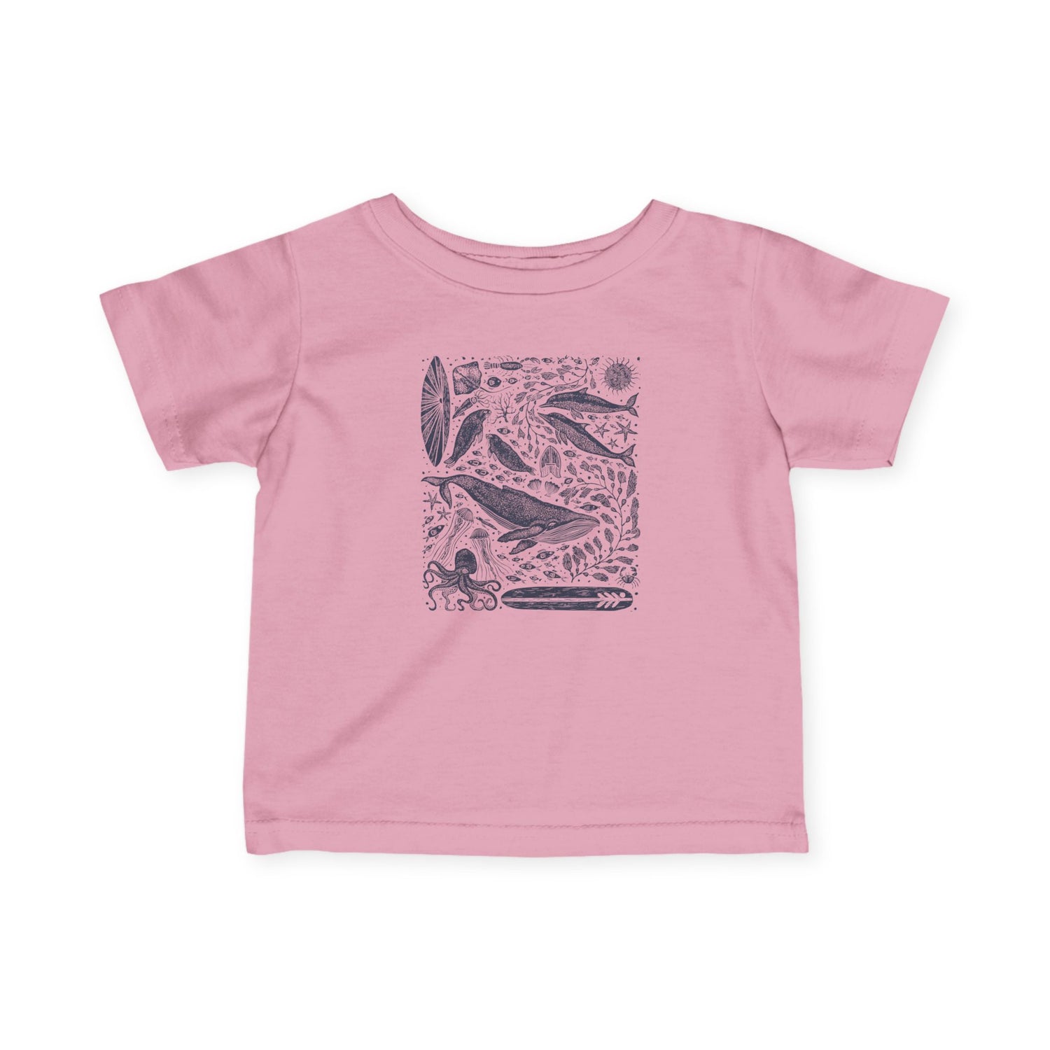 Ventana Marine Life by Lili Arnold infant cotton t-shirt image 2