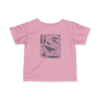 Ventana Marine Life by Lili Arnold infant cotton t-shirt image 2