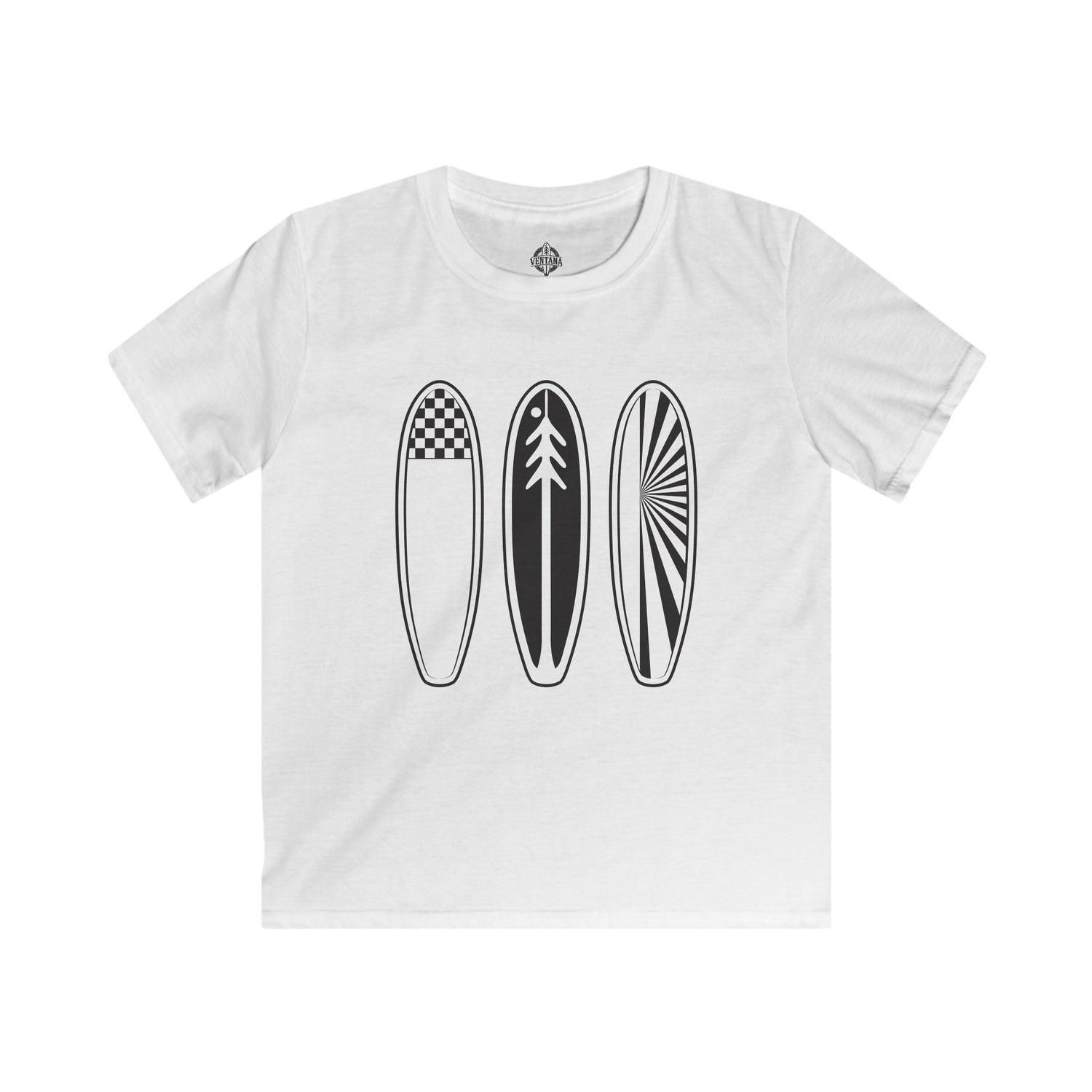 Ventana Three Board kids soft style t-shirt image 4