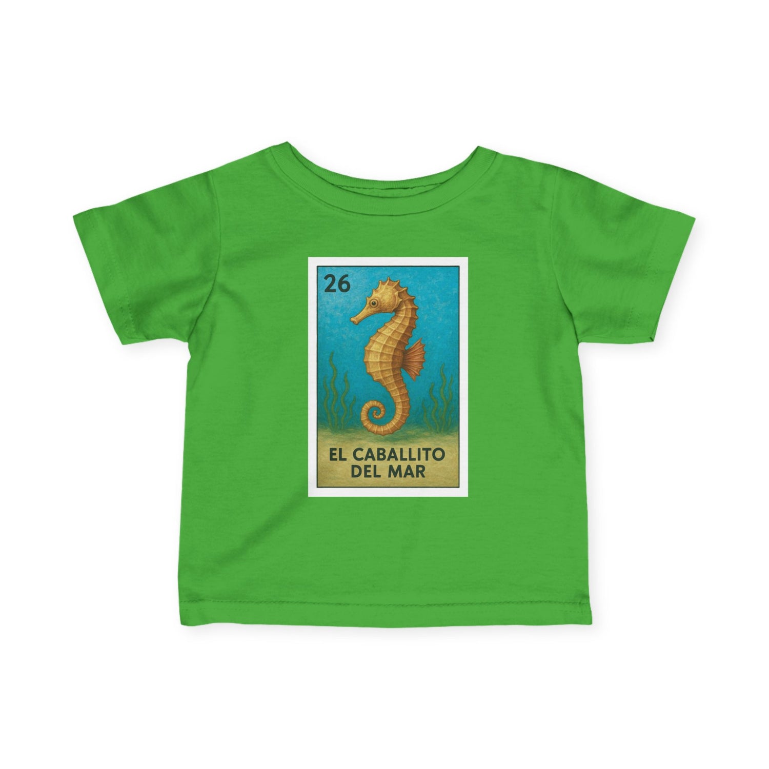 Seahorse Lotería infant cotton t-shirt image 8