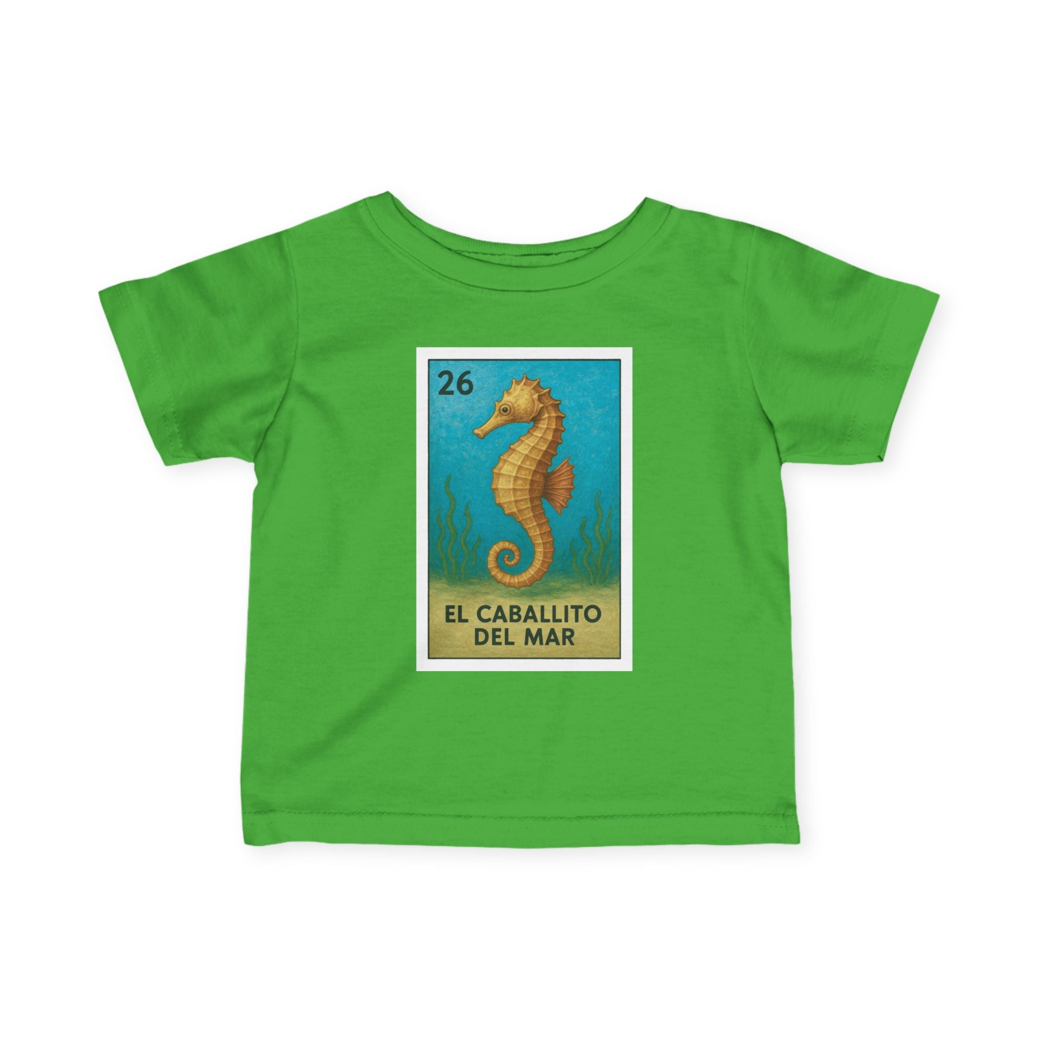 Seahorse Lotería infant cotton t-shirt image 8
