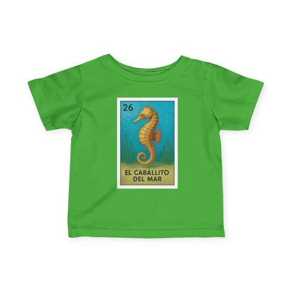 Seahorse Lotería infant cotton t-shirt image 8