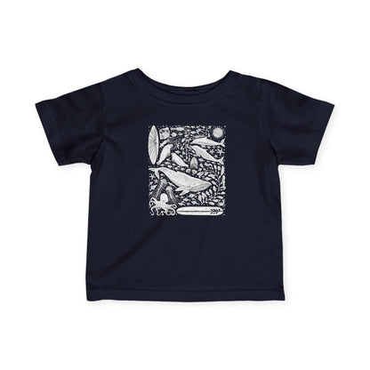 Ventana Marine Life by Lili Arnold infant cotton t-shirt image 3