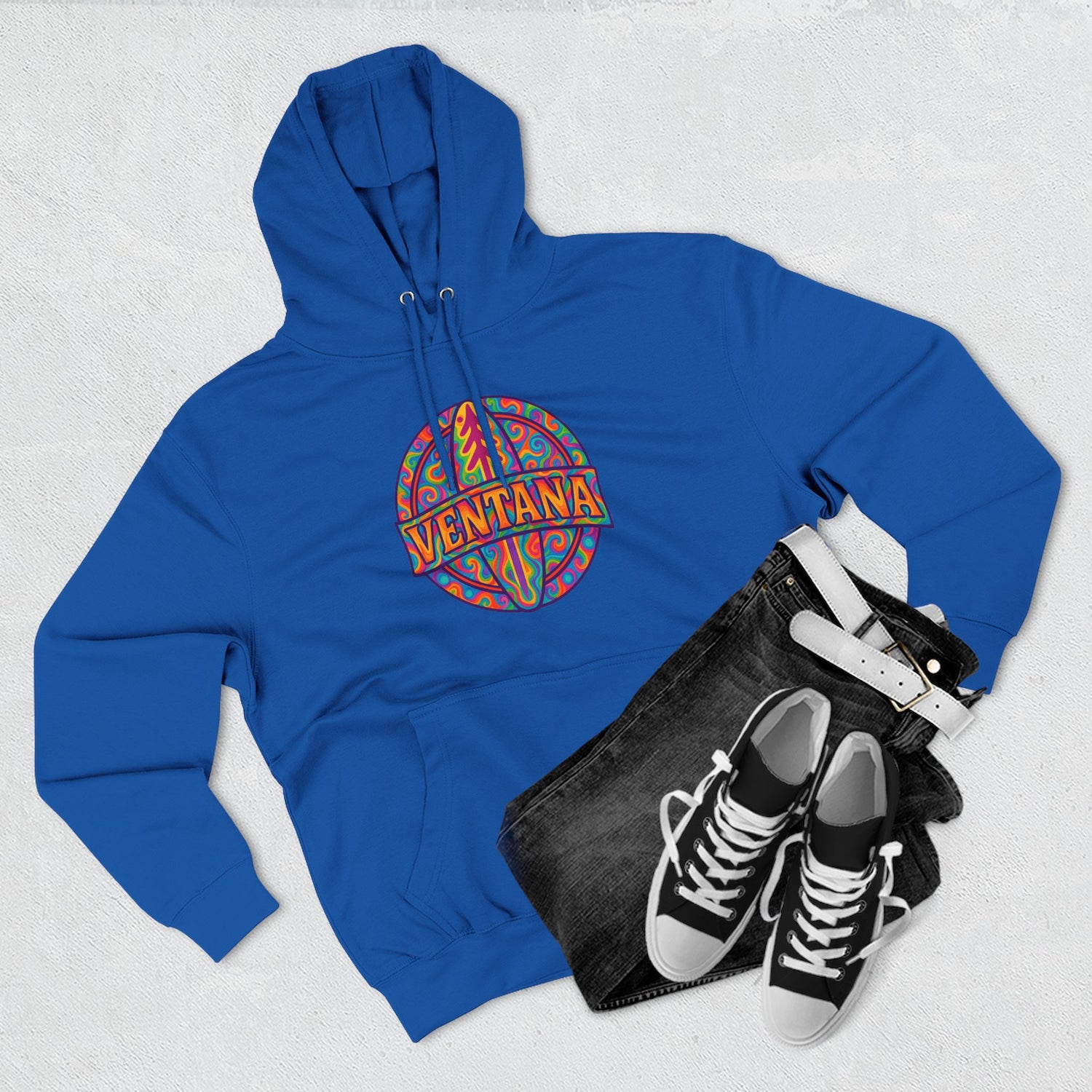 Ventana Psychedelic Treefish Logo Fleece Hoodie
