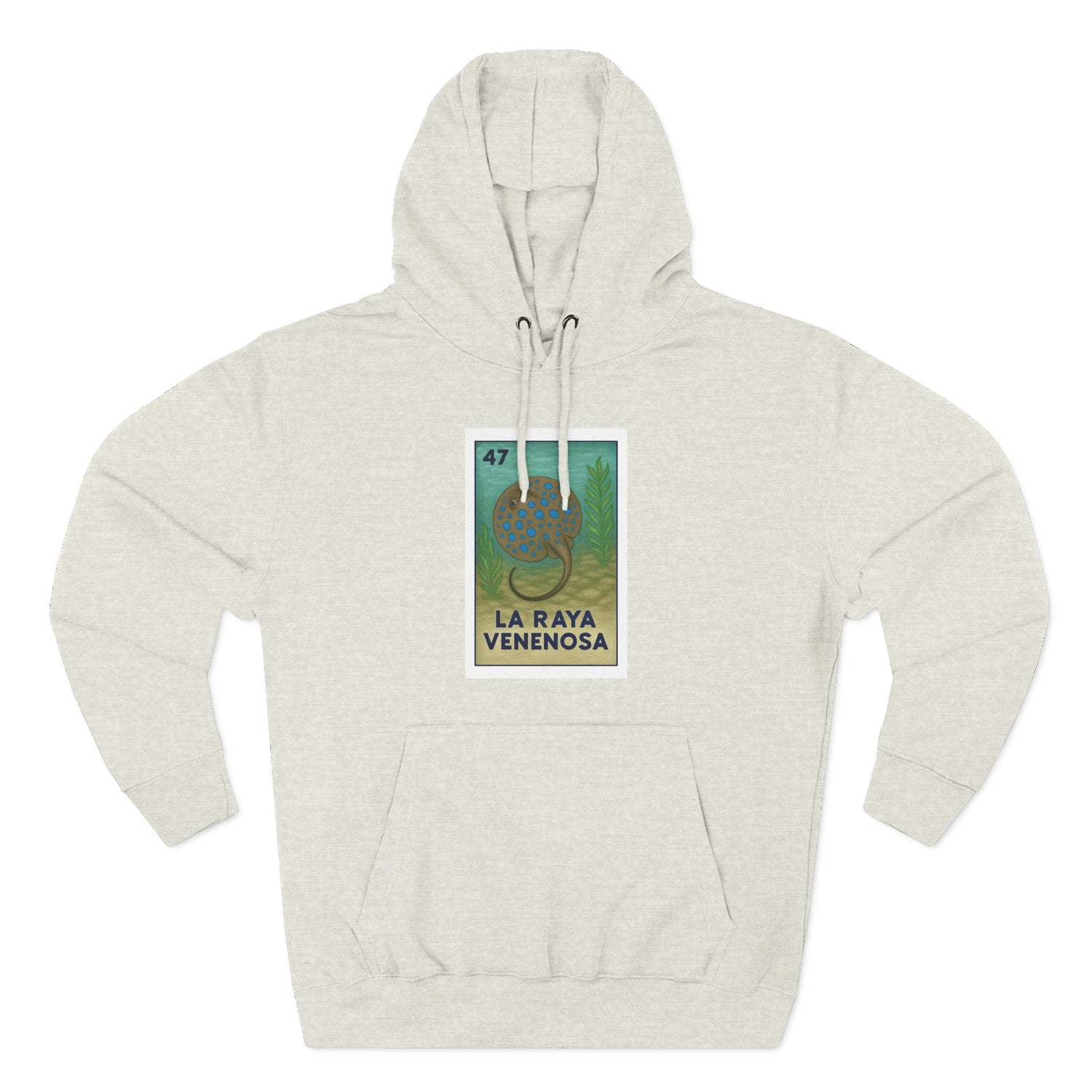Stingray Lotería fleece hoodie image 2