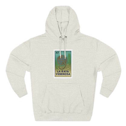 Stingray Lotería fleece hoodie image 2