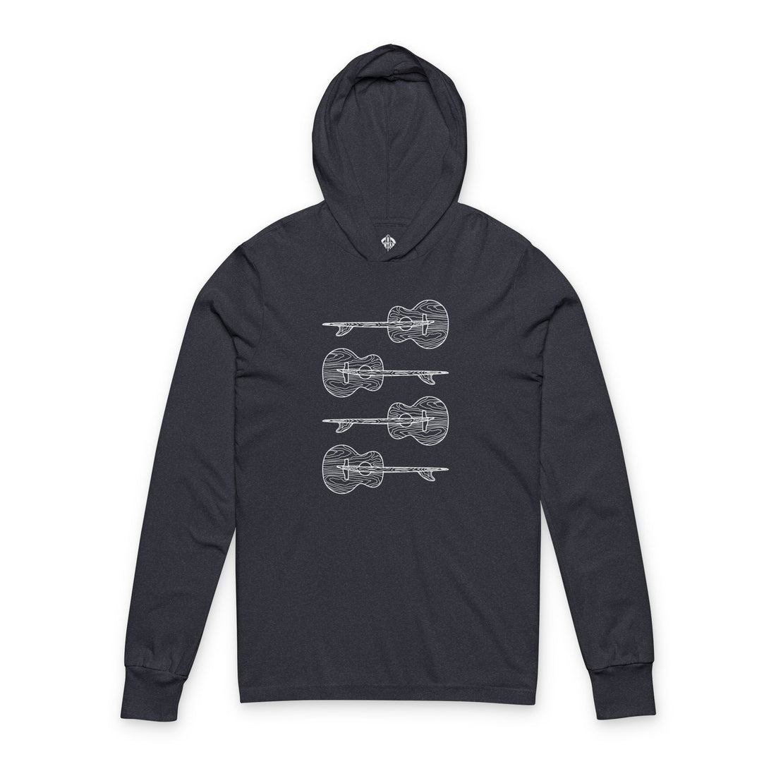 Ventana Santa Cruz Guitar Collab cotton hooded long sleeve t-shirt image 1