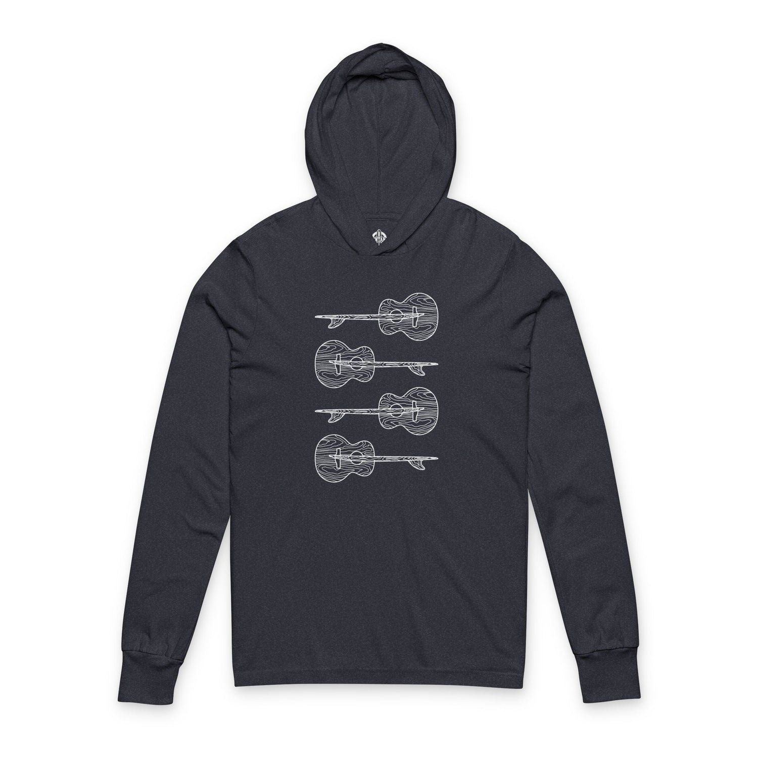 Ventana Santa Cruz Guitar Collab cotton hooded long sleeve t-shirt image 1