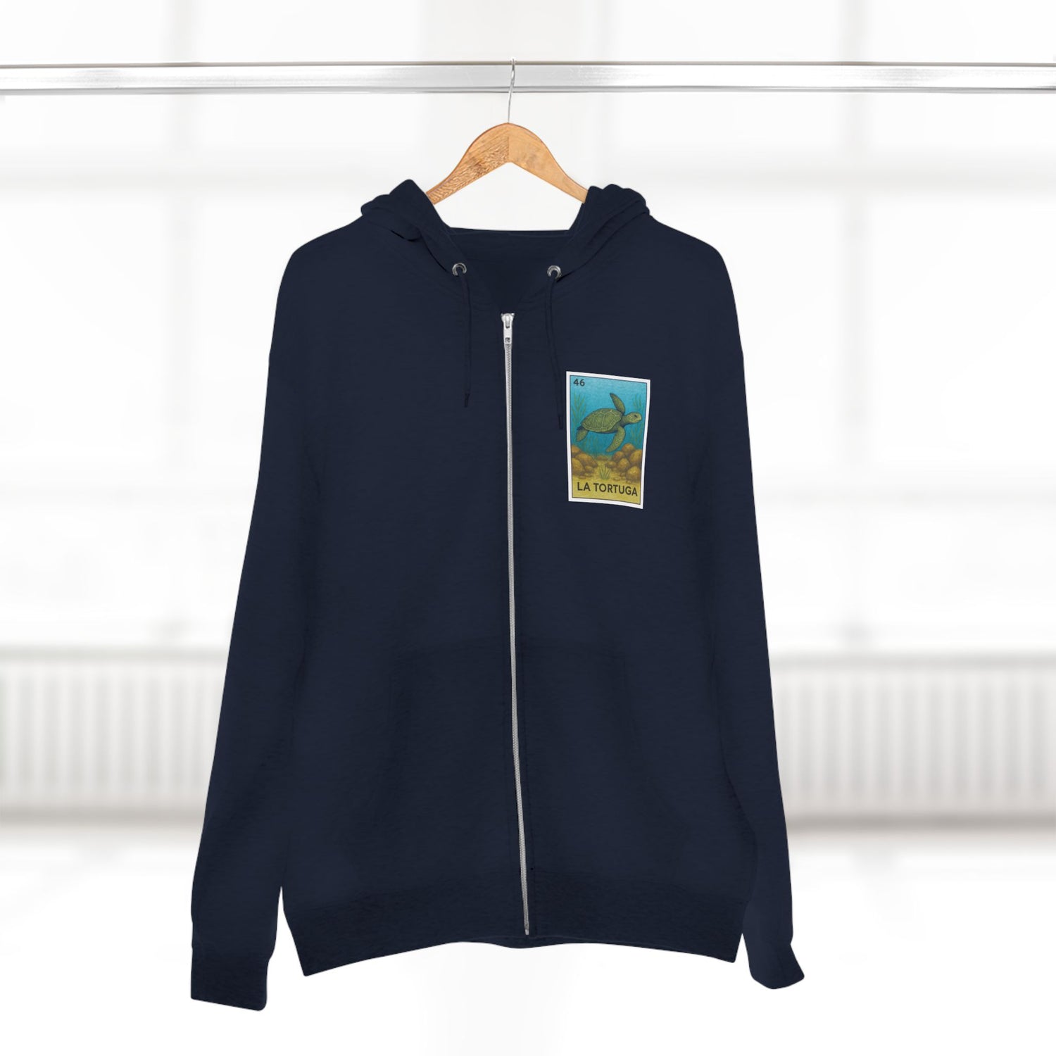 Turtle Lotería Zip Hoodie