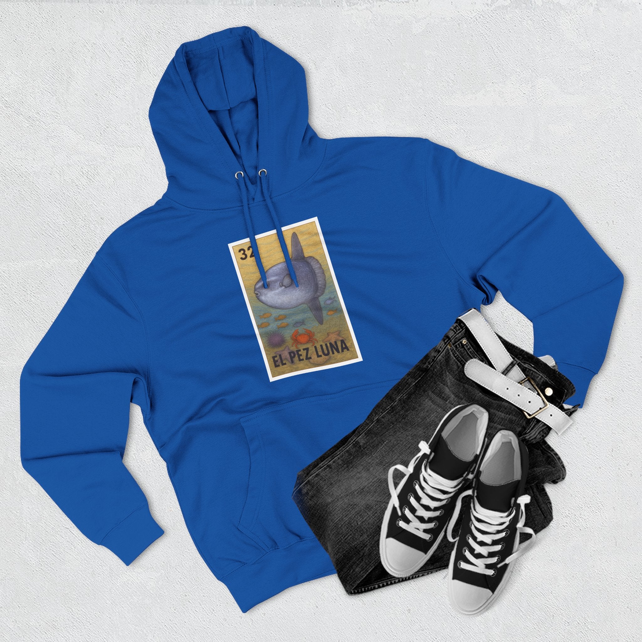 Sunfish Lotería Fleece Hoodie