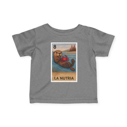 Sea Otter Lotería infant cotton t-shirt image 10