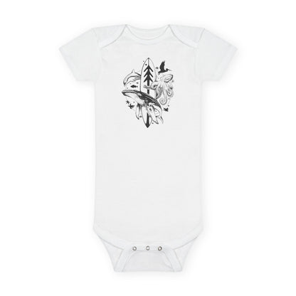 Ventana Monterey Bay by Thiago Bianchini baby cotton onesie image 3