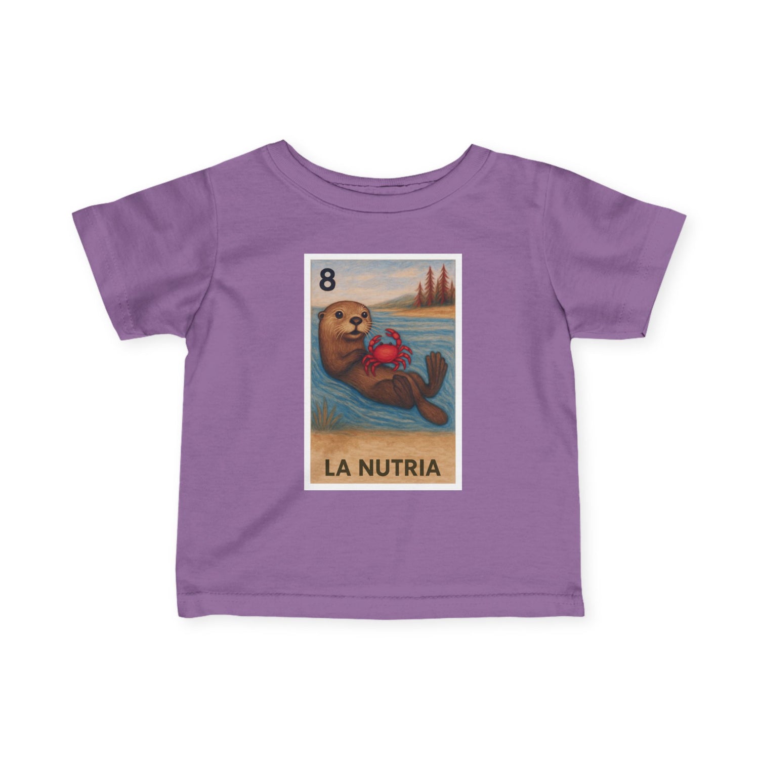 Sea Otter Lotería infant cotton t-shirt image 14