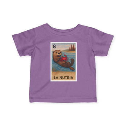 Sea Otter Lotería infant cotton t-shirt image 14