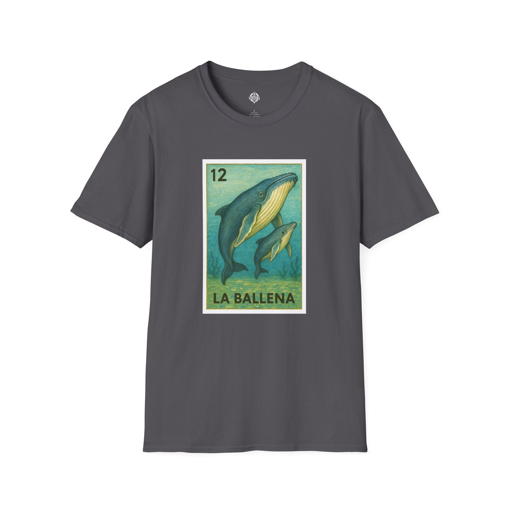 Whale Lotería cotton t-shirt image 12