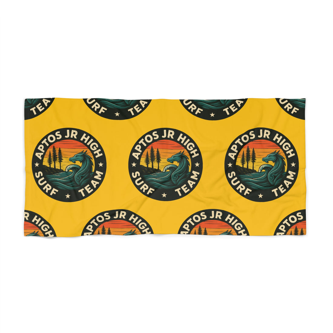 Aptos Junior High Surf Team - Surf Beach Towel