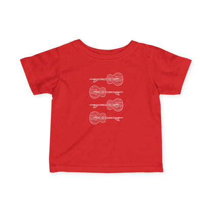 Ventana Santa Cruz Guitar Collab infant cotton t-shirt image 16