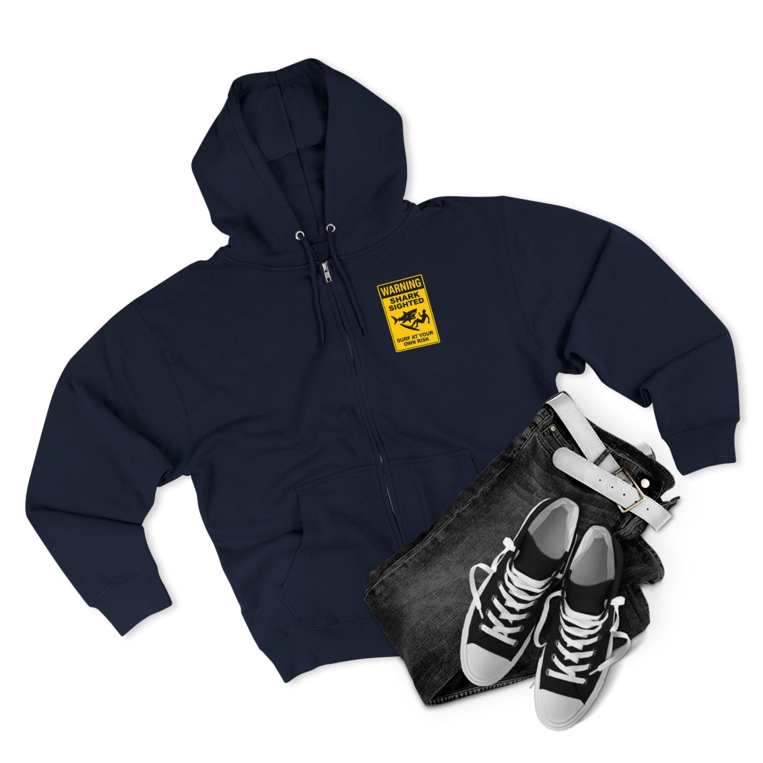 Shark Sighted Zip Hoodie