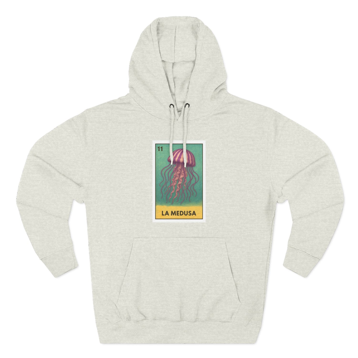 Sea Jelly Lotería fleece hoodie image 2