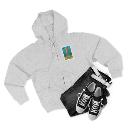 Seahorse Lotería zip fleece hoodie image 8